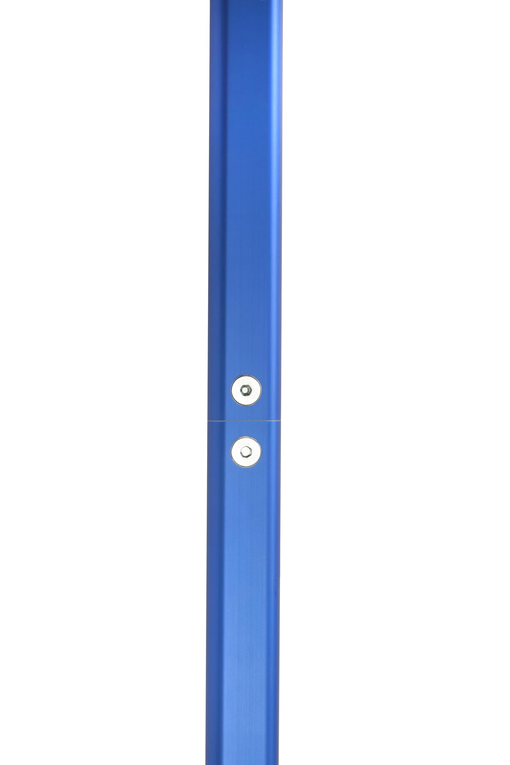 Gi.Metal Pala para pizza profesional línea Azzurra A-32RFX/150, cabeza 33 x 33 cm, mango desmontable de 150 cm, cabeza de aluminio anodizado neutro, mango anodizado azul