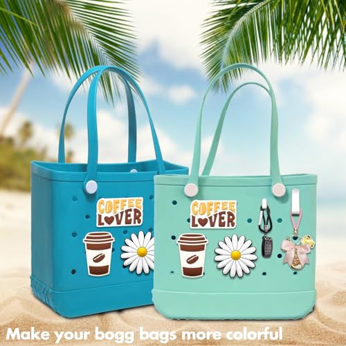 Bogg Bag Charms - PVC Rubber Decorative Inserts for Handbag, Tote Bag, DIY Gifts for Women4