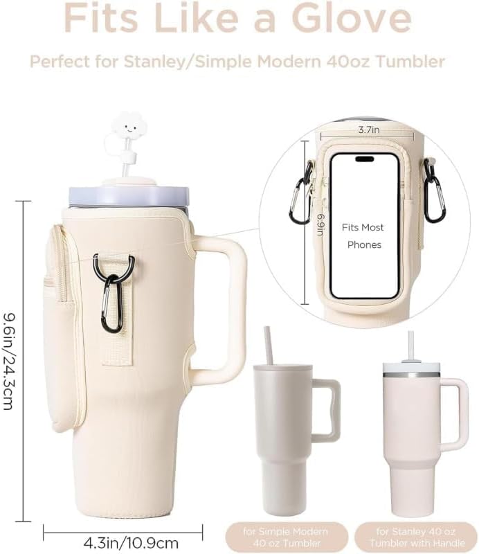 40oz Tumbler Cover Only (Bottle Not Include) High Quality