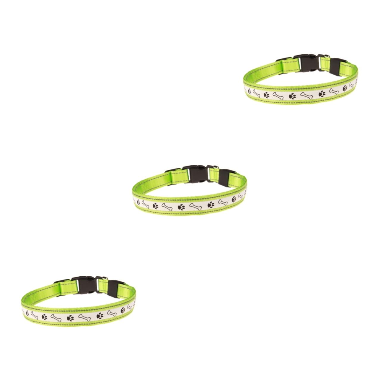 FOMIYES 3pezzi Collare Led Ricaricabile Per Lampeggiante Collare Per Notturne Design e Media