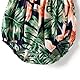 PATPAT Familien Partnerlook Set – Hawaii Sommer Outfit für Mama, Papa, Kinder – Strandkleidung Familie – Mutter Tochter Kleid & Vater Sohn T-Shirt – Matching Outfit Urlaub & Fotoshooting