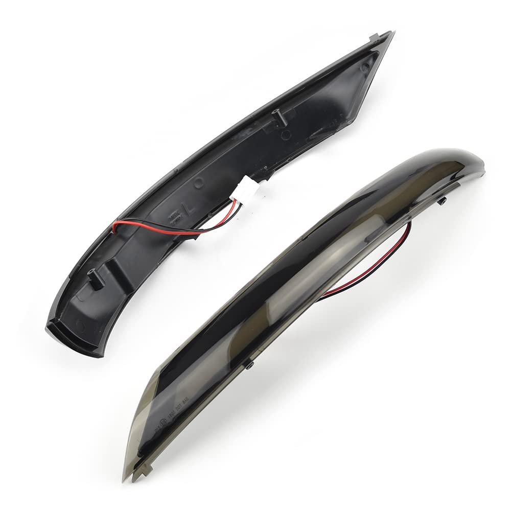 2 pz Dinamico Indicatore di Direzione Della Lampada Della Luce Specchio Laterale Sequenziale Lampeggiante Compatibile con VW To-uareg 2007 2008 2009 2010