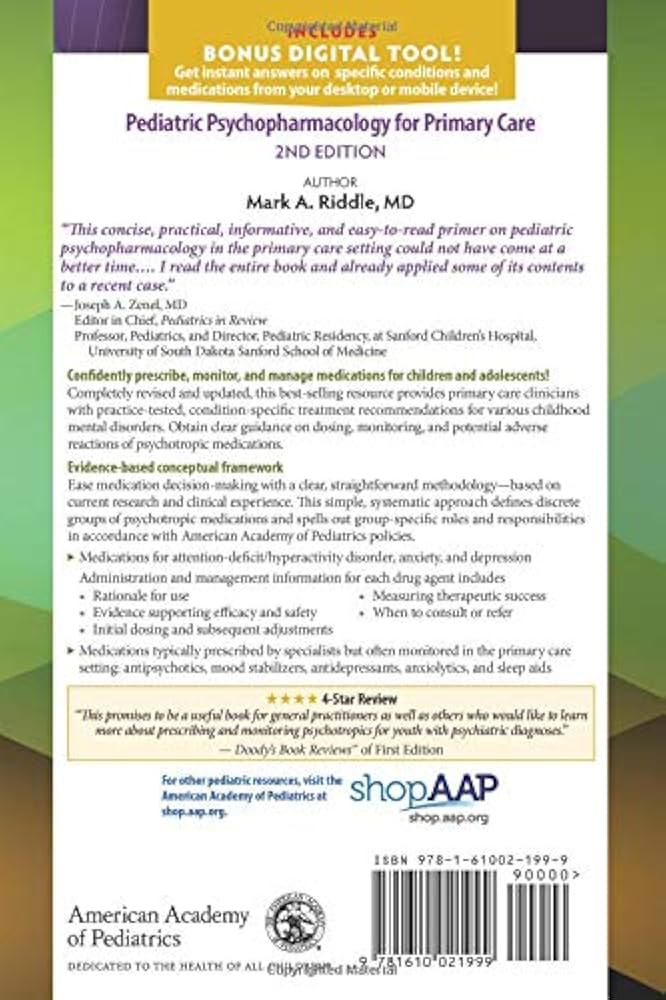 Pediatric Psychopharmacology for Primary Care: 9781610021999