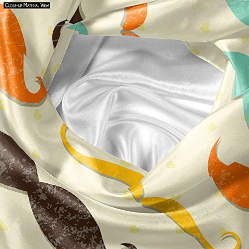 Image of ArtzFolio Vintage Mustache D2 | Pouch Wrist Potli Bag | Bag for Weddings & Casual Parties
