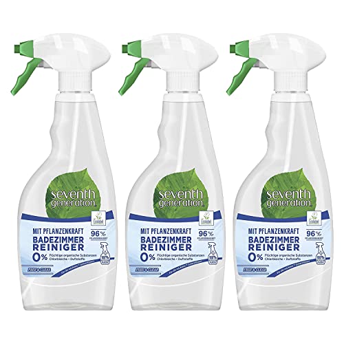 3 x Seventh Generation Badreiniger 96% pflanzliche Inhaltsstoffe je 500ml Cover