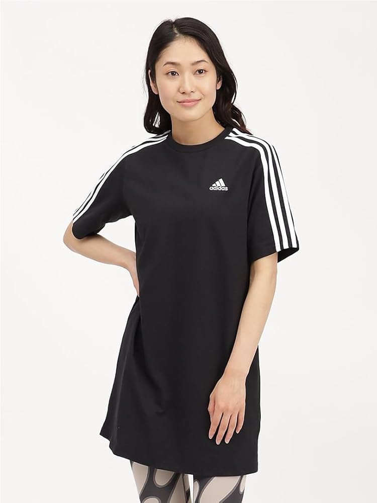 Adidas(アディダス)・エッセンシャルズ 3ストライプ ドレス アディダス（adidas）（レディース）エッセンシャルズ プラス 3