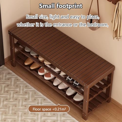 Banc de rangement à chaussures peu encombrant pour optimiser les couloirs