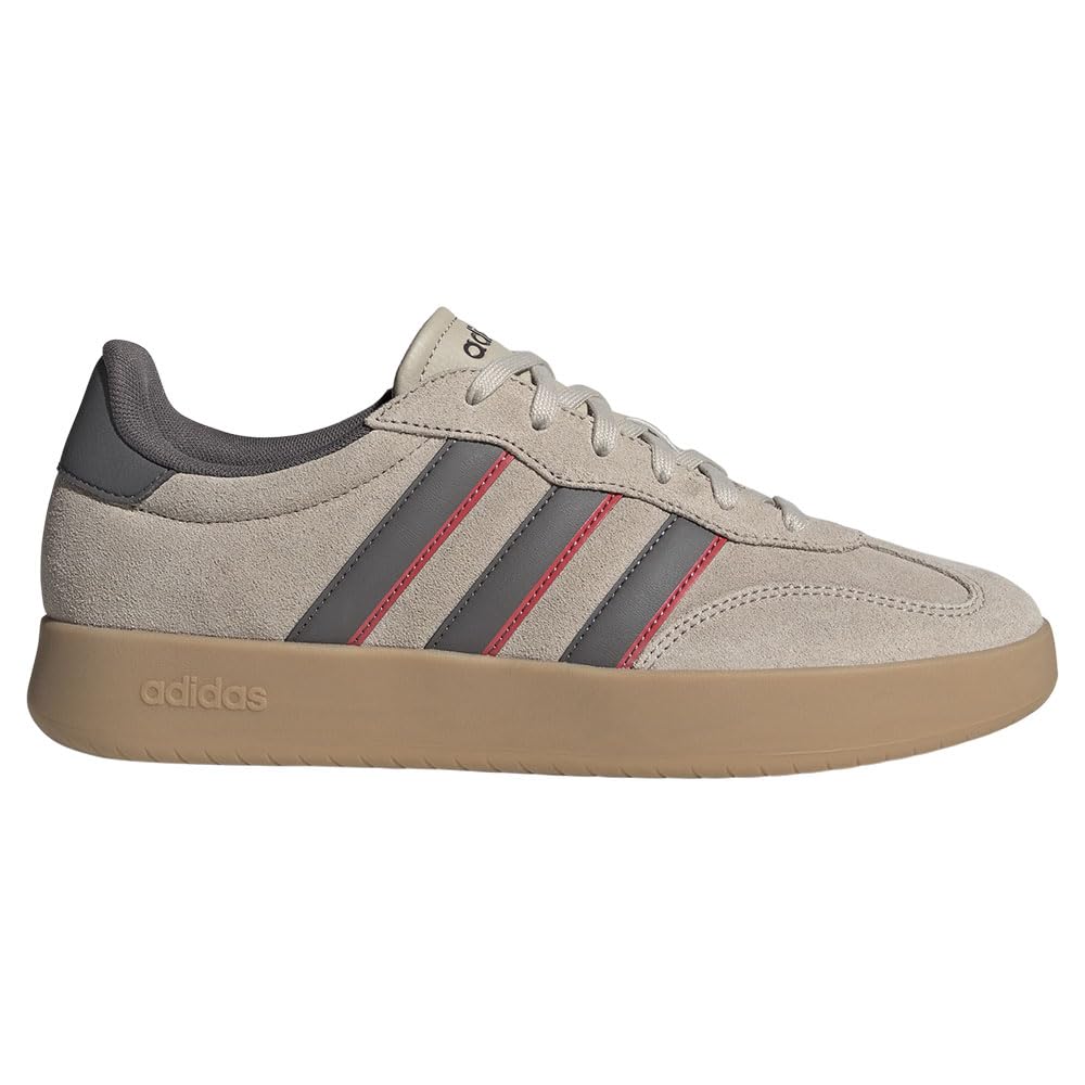 adidas Men's Barreda Shoes, Wonder Beige/Charcoal/semi Lucid red, 6.5 UK