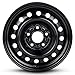 for Hyundai Elantra 2007-2012 15 Inch Black Painted Steel Rim - OE Direct Replacement - Road Ready Car Wheel