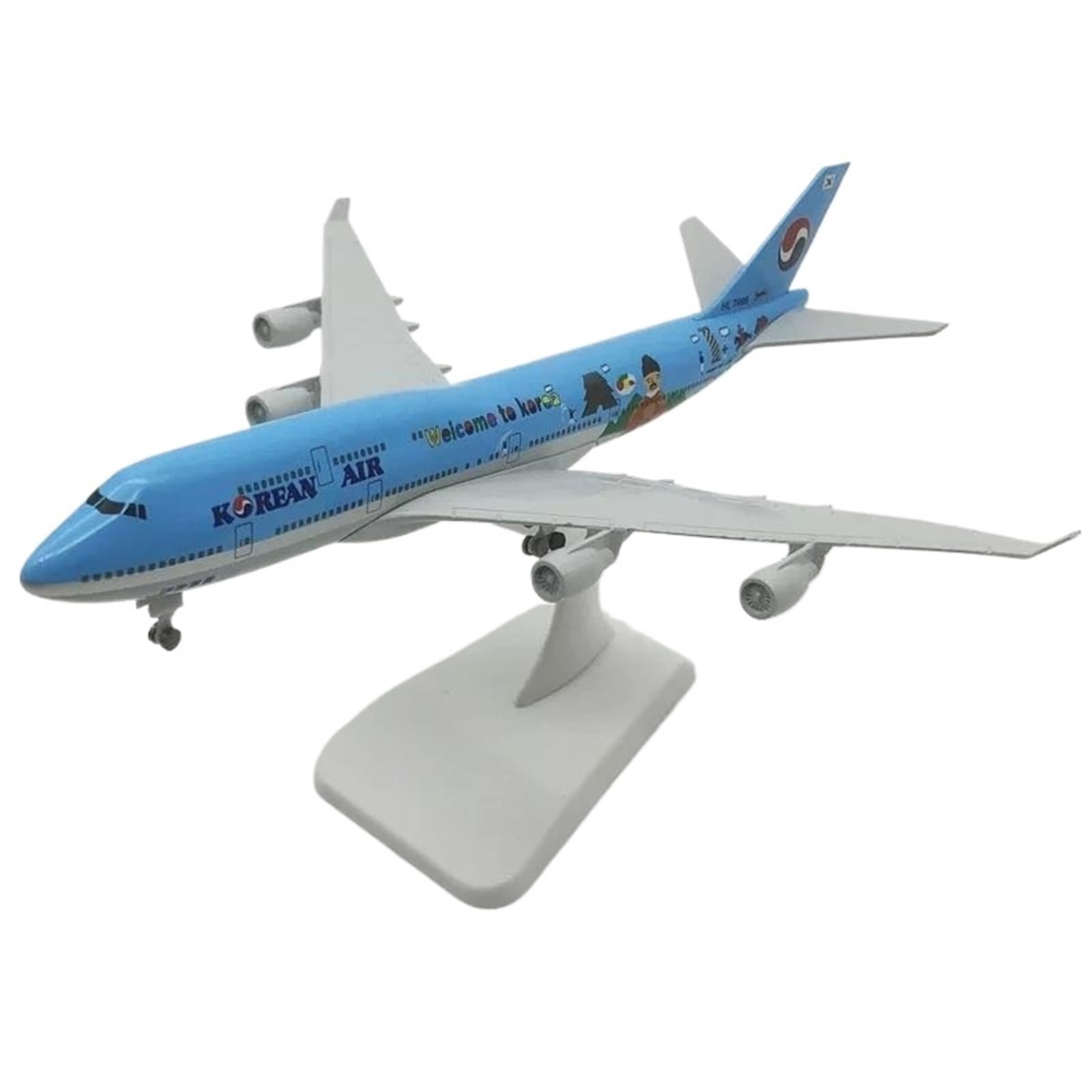 20 Centimetri per B747 Corea Modello di Aereo Boeing Lega di Metallo Giocattoli di Aerei con Carrello di Atterraggio Hobby Hobby Playgame Kit