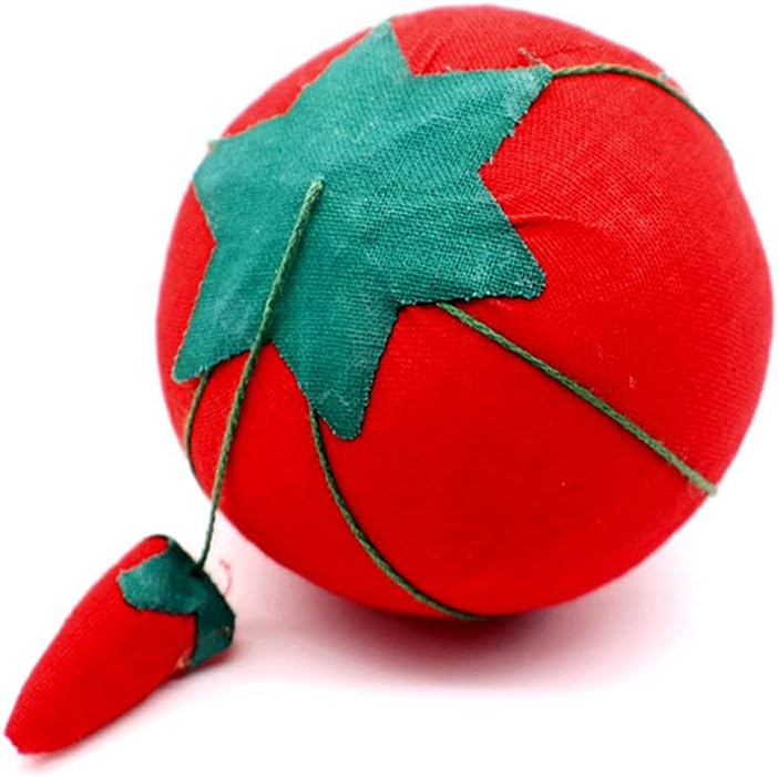 UKD pulabo 1 Pcs Cute Tomato Shaped Pin Cushion, Creative Wrist Sewing Needle Pads Sewing Craft DIY Tool Superiorâ€‚Quality and Creative Beautiful