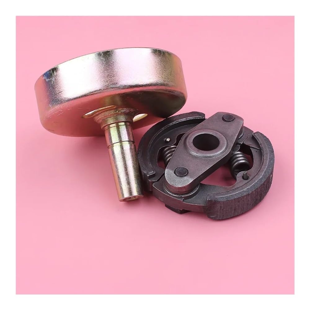 Conjunto de Embrague de 75mm con Tambor de Embrague de 9 Dientes Apto for Pieza de Motor de desbrozadora de césped Robin NB411