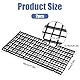2 Stück 30x15cm Aquarium Trennwand, Aquariumgitter Aus Kunststoff Aquarium Tank Grid Trennung Brett Trennwand Für Aquarien, Aquariumteiler Für Isolation DIY-Filtration Und Aquascaping (Schwarz)