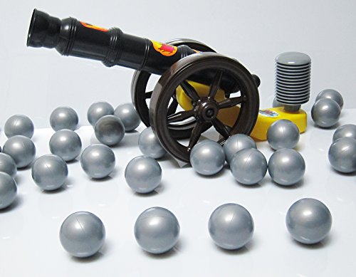 koenig-tom neu Kanone f. Bällebad Bälle ( Tüv geprüft und Zertifiziert 2019 ) Ballkanone Bällebadkanone Kanone Orig. + 50 Kanonenkugeln