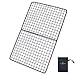 iBasingo Titan Grillrost Outdoor Grillrost Holzkohle BBQ Net Grill Platte Ultraleichtes Backen Kühl Rack Schwere Speisen Kochen Braten Küchenutensilien für Outdoor Camping Wandern Ti2022C