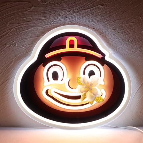 Image of Pugna Mascot Merch Neon Signs for Wall Decor University Mascot Neon Lights for Bedroom Led Signs Suitable for Dormitory Man Cave Christmas Gift
