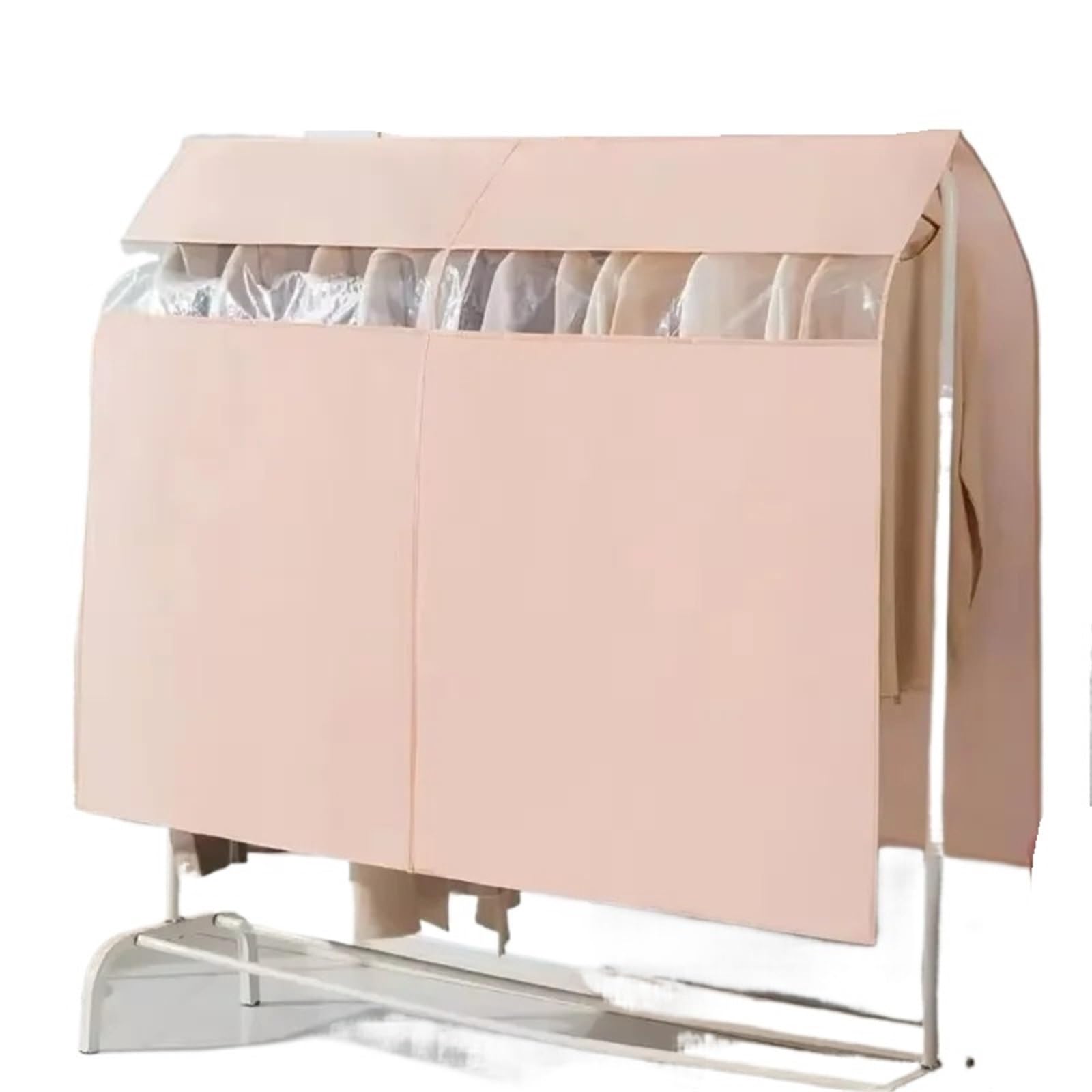 Clothes Rail Cover Clothing Dust Cover Three Dimensional Transparent Bag For Home Use Hanging Storage Fully Enclosed(Color 9-150x120cm)