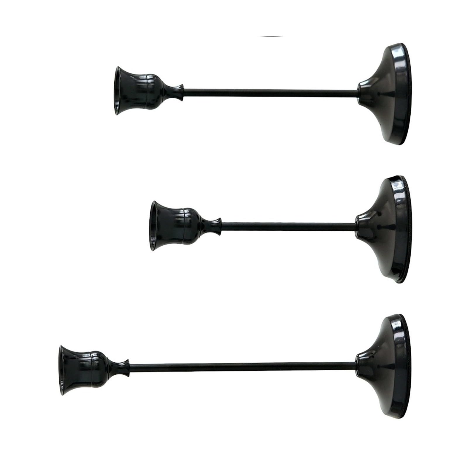 carotoe 3PCS Metal Finish Holders Features Wide Base Design Stable Protections and Easy Maintenance Stand Metal Holders