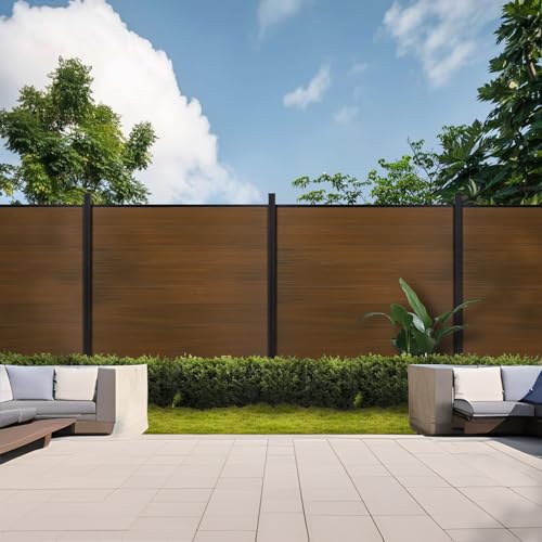 Mondaria Composite Privacy Fence 6ft x 7.6ft