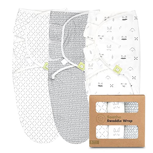 Organic Baby Swaddle Sleep Sacks 3Pack Newborn Baby Swaddles 03