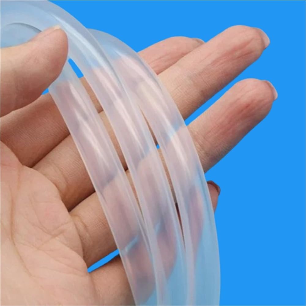 Tubo flessibile in gomma Tubo flessibile in silicone trasparente da 1/5/10 m, tubo in, diametro interno 0,5-12 mm, 1 pezz0(10M*8MM*12MM)