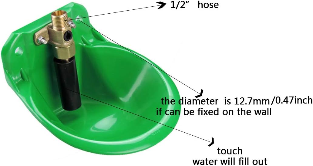 Lucky Farm Sheep Water Bowls Drinking Tool Goat Feeders Animal Feeder Plastics Automatic Drinking Trough Livestock Supplies : Patio, Lawn & Garden