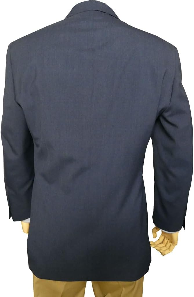 [オックスフォード クラシック] ブレザー ジャケット メンズ 春夏 COOLMAX 段返り チェンジポケット付き プルシアンブルー