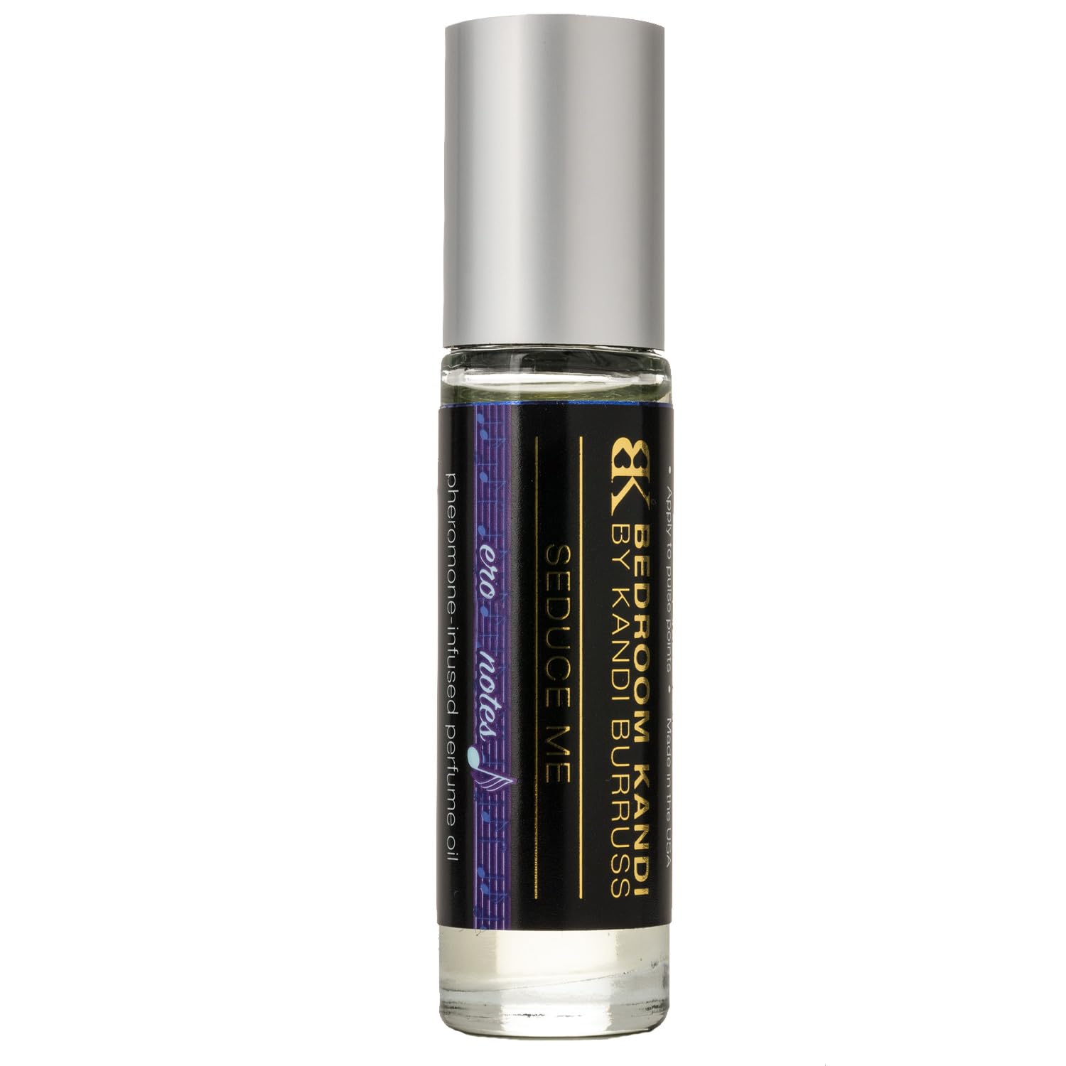 Bedroom Kandi by Kandi Burruss | Pheromone Infused Essential Oil Roll-on Cologne | Unisex Scent | Attract Men or Women | Travel Ready | TSA Friendly