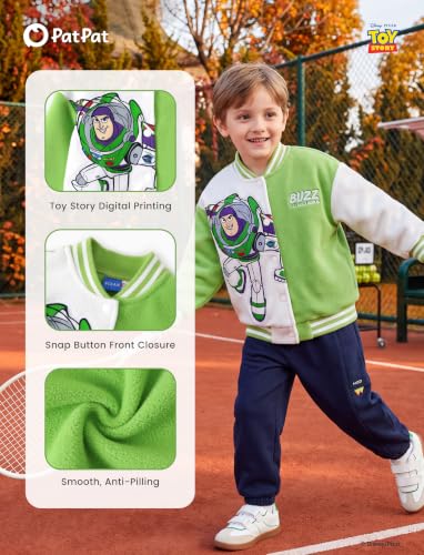 Image of Disney Marvel Bomber Jacket Spider Man Toy Story Cars Varsity Cardigan2-13Y | Officially Licensed Snap Button Coat,Fall Star Wars Graphic Cloth Top,Hulk Venom Stitch Mickey Lightning Mcqueen Kids Apparel