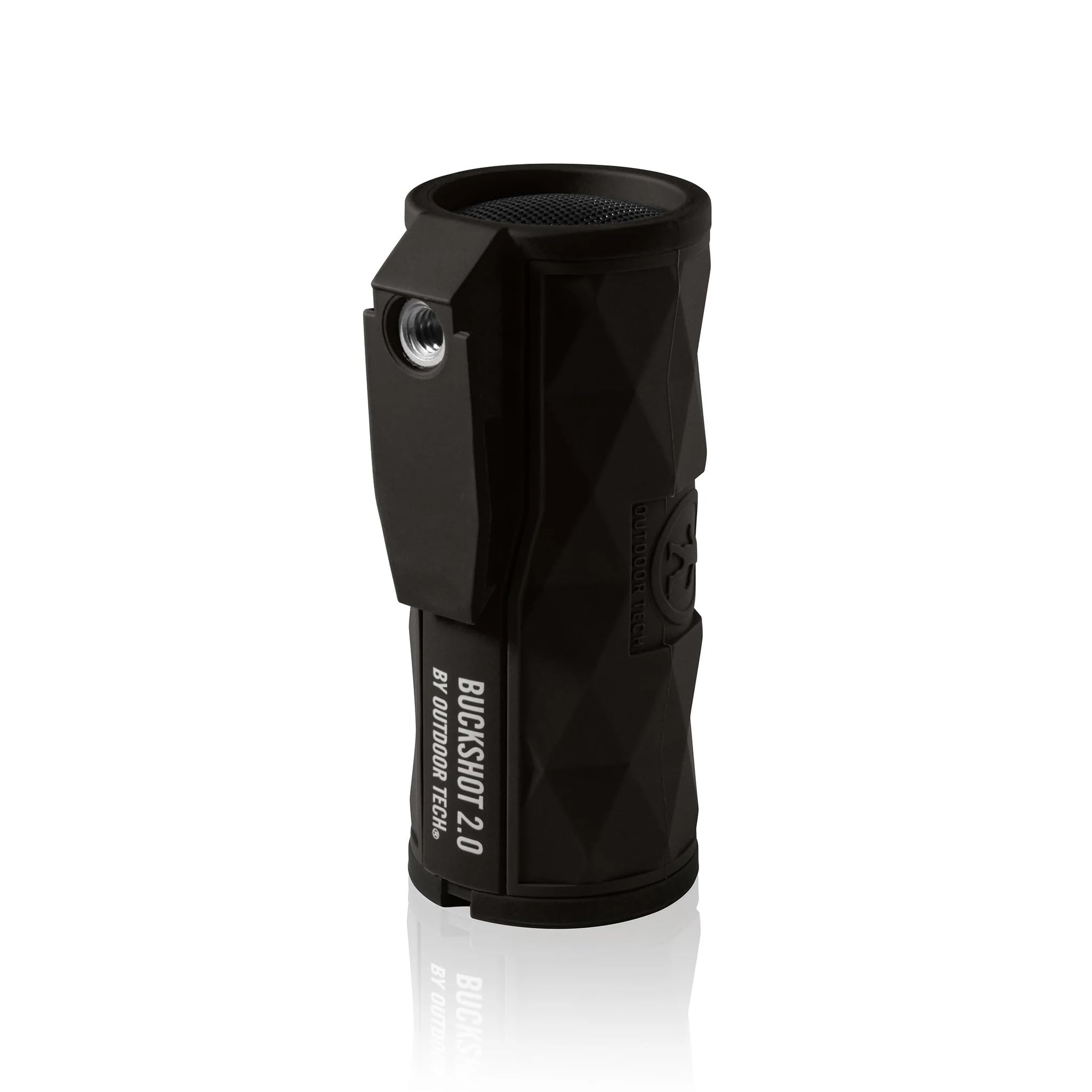 Outdoor Tech OT2301-B Buckshot 2.0, Altoparlante wireless resistente, impermeabile e ultraportatile (distanza 30 metri e batteria dalla durata di 24 ore), Nero