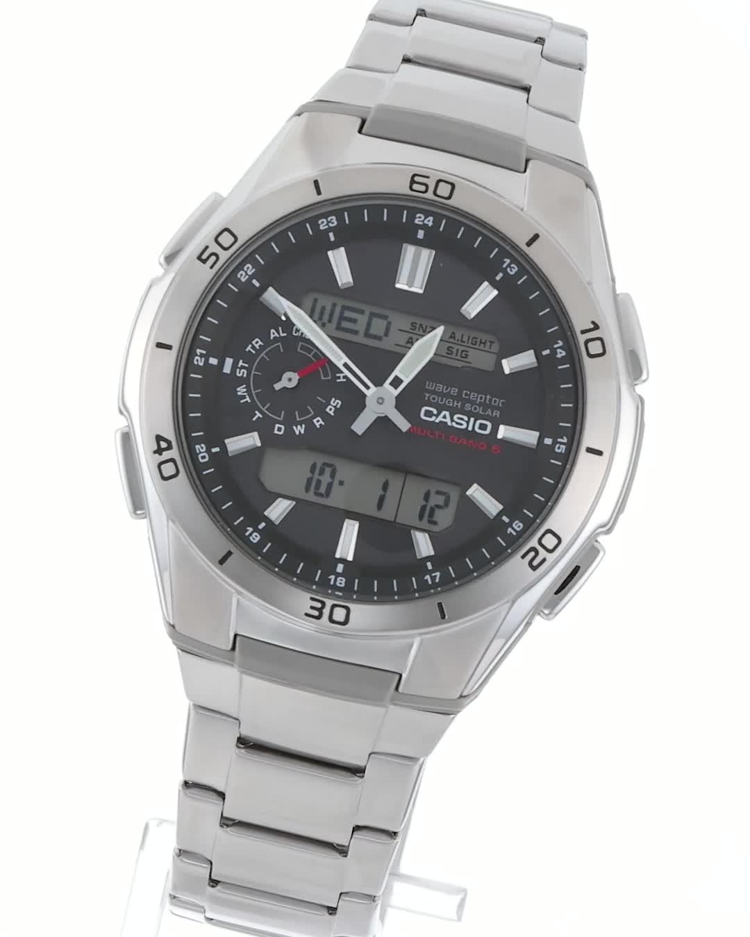 Amazon.co.jp: [カシオ] 腕時計 ウェーブセプター 【国内正規品