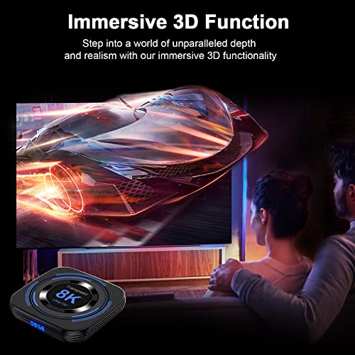 Transpeed 8K 64GB Android Tv Box 12.0 4Gb 64Gb Tv Box Android 2024 Support 8K Dual-Wifi 2.4G 5.8G Android Box H618 Chipset thumb #6