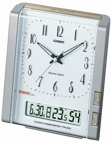Amazon.co.jp: CASIO (カシオ) 目覚し時計 WAVE CEPTOR ウェーブ