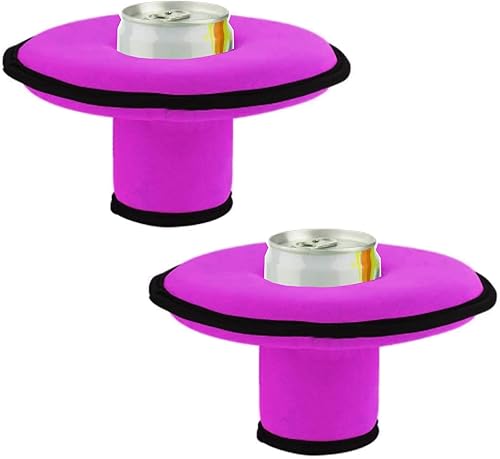 Soporte flotante de neopreno para bebidas, portavasos flotante, para piscina, fiesta, diversión acuática, se adapta a latasbotellas delgadas y
