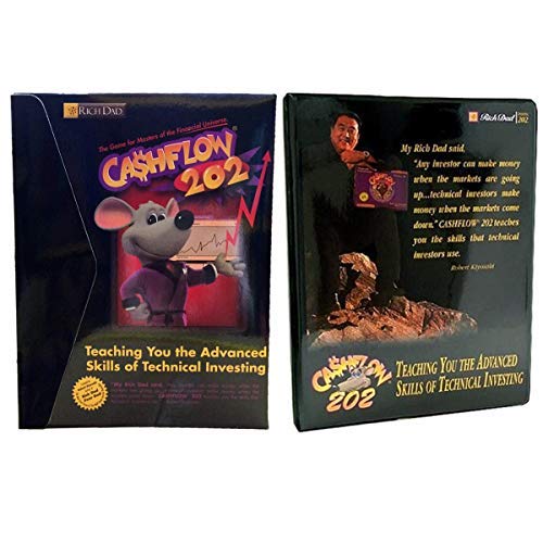 Cashflow 202 Rich Dad Poor Dad Board Game by Robert Kiyosaki Education Toys Investing Guide Finance 