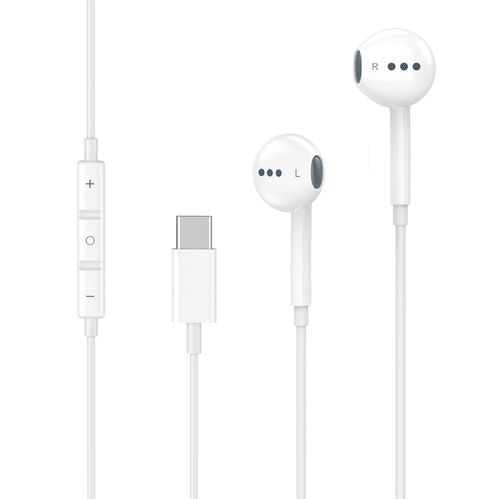View 1 of Ucaca USB-C Wired Headphones