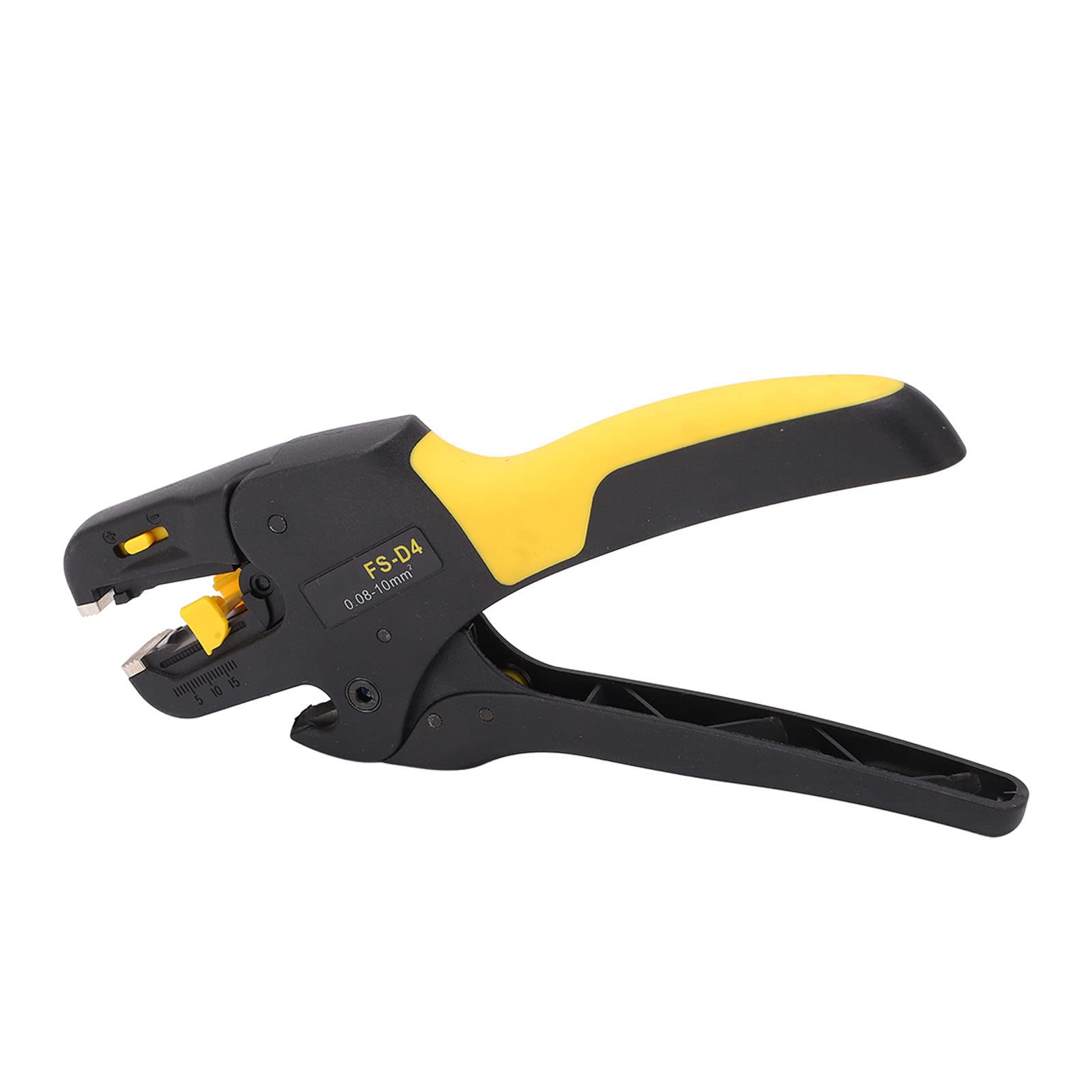 Pinza Spelafili Automatica 0,08-10 mm² - Strumento per Cavi Elettrici Singolo e Multifilare, Pinza Spelafil Regolabile per Installazioni Elettriche, Utensile per Risparmio di Manodopera