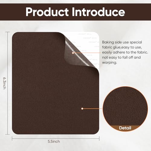 TYJLII Microfiber Couch Patch (Dark Brown)