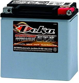Deka ETX14L Powersports AGM Battery - 100%