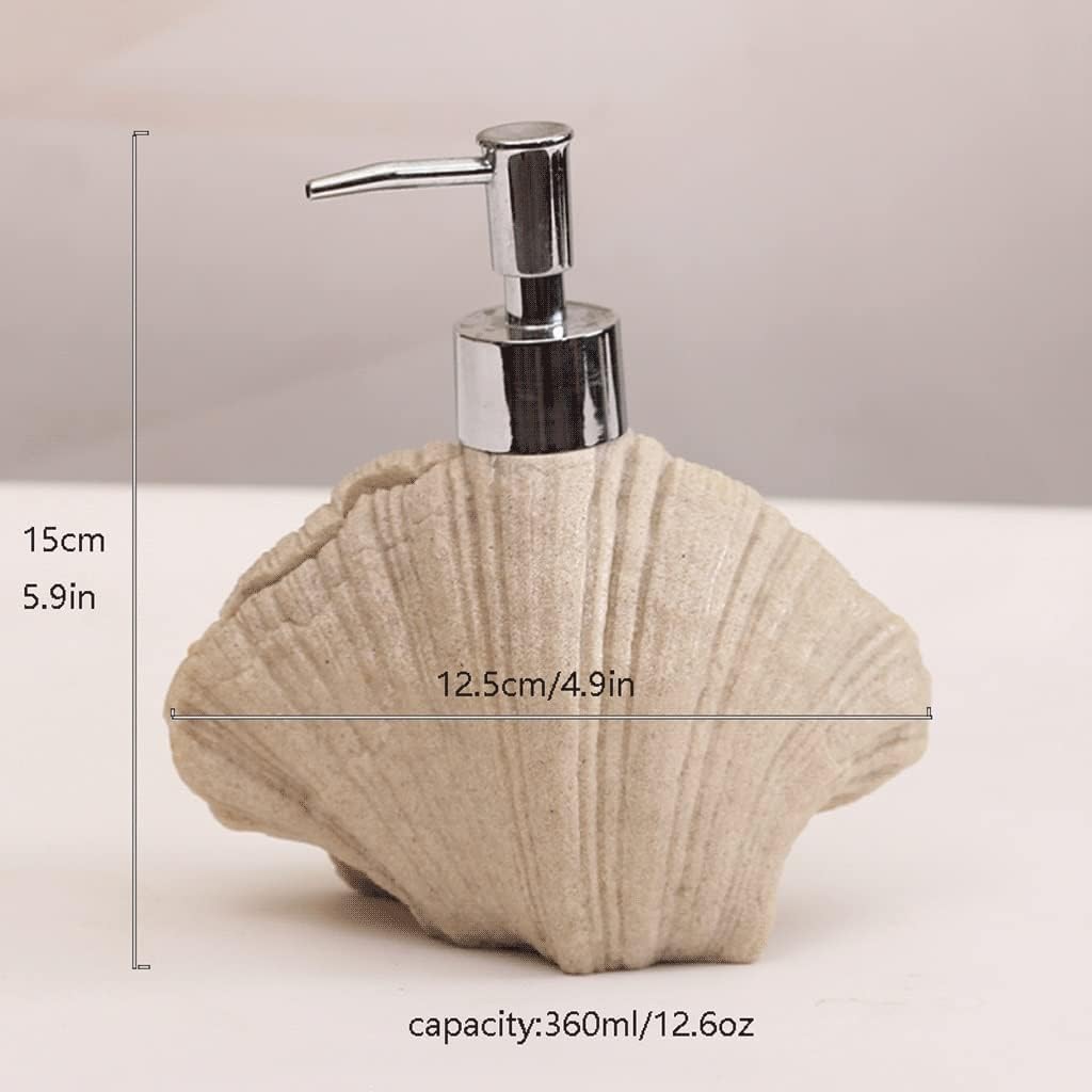 カウンタートップソープディスペンサー 環境に優しい樹脂+天然砂ソープディスペンサー - クロムメッキプラスチックポンプ付きローション