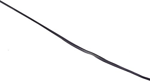 Miniatura 4 de KONMAY 2 rollos de cuerdas elásticas planas de 0.031 in con estuche organizador, cordón elástico de cristal blanco y negro de 180 yardas para hacer