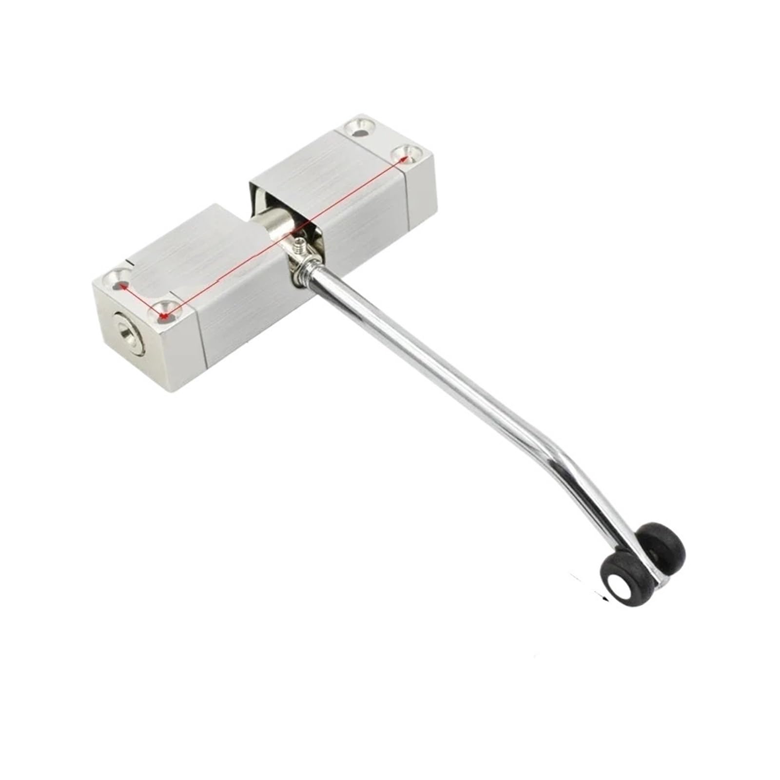 Rugaikerba Silver Spring Door Closer, Adjustable Tension Hardware