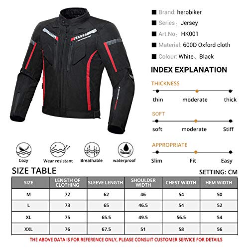 Jaqueta masculina de motociclista Homyl Armored, impermeável, para todos os climas, equipamento de p
