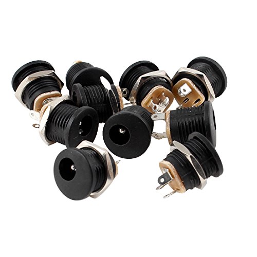 uxcell 10 Pack 5.5 x 2.1mm DC Power Jack Adapter miniatura 1