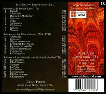 その他 Pieces De Clavecin [CD] Rameau - Christophe Rousset – Pièces De Clavecin | Releases