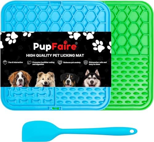 Amazon.com: PupFaire Lick Mat for Dogs & Cats with Suction Cups, Slow ... - Cat Multipet Anxiety Relief Reviews On Amazon
