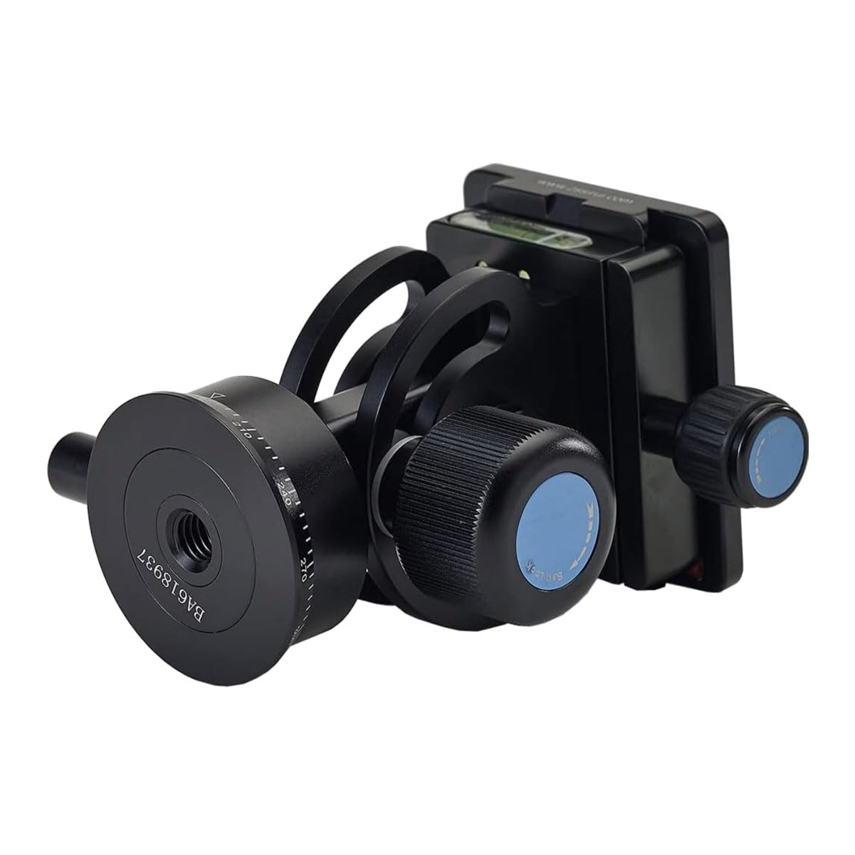 Sirui L-20S Cabeza de tripode Negro 3/8 Panorámico - Cabeza para trípode (103 mm, 440 g, Aluminio, Negro)