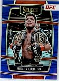 2022 Panini Select UFC Blue Prizms #42 Henry Cejudo Bantamweight Concourse Official MMA Trading Card in Raw (NM or Better) Condition