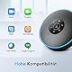 EMEET Bluetooth Konferenzlautsprecher Set - 2pcs Speakers mit Dongle, Konferenzlautsprecher mit Mikrofon, 360° Spracherkennung/Plug&Play, für Anrufe/Konferenzen/Online Meeting/Klassen/Büro/Homeoffice