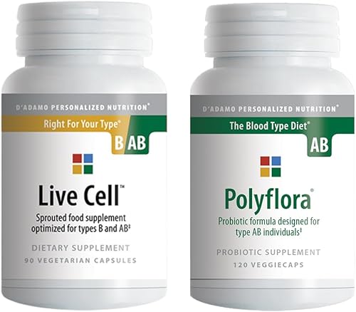 D'Adamo Personalized Nutrition Pila de microbiomas (tipo de sangre AB) disponible en Yaxa Peru